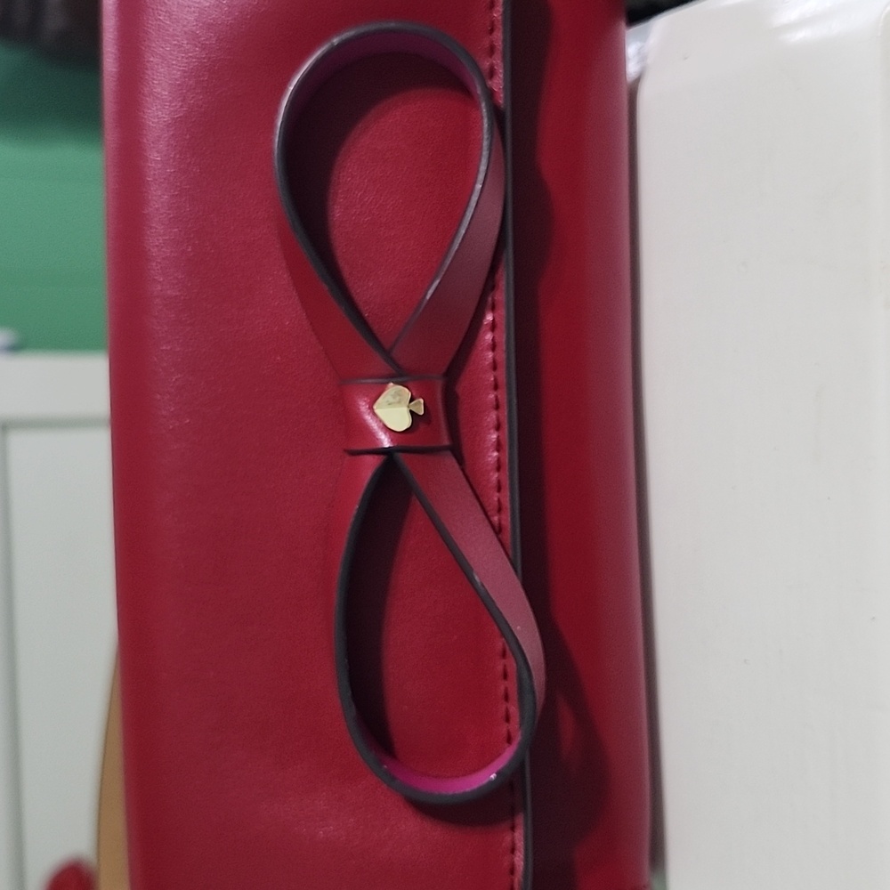 Kate Spade Red Mini Bag with Bow Accent